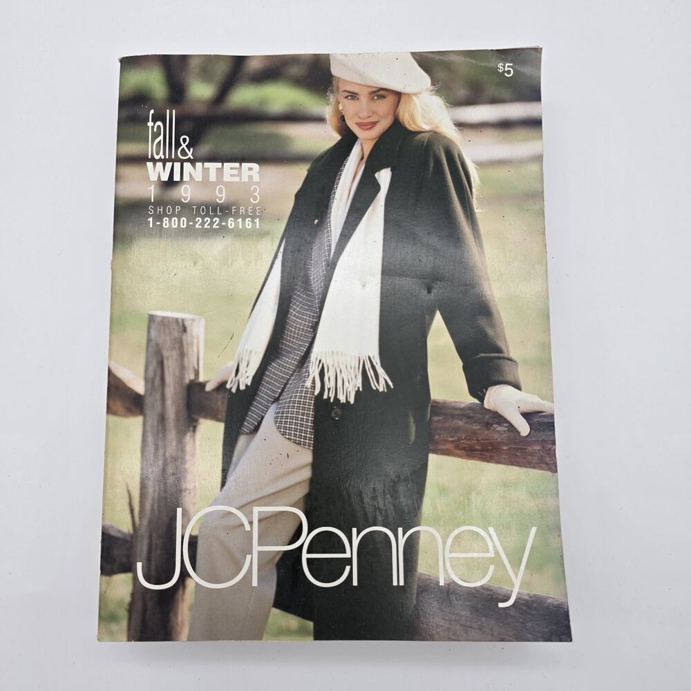 1993 JCPenney Fall Winter Catalog Vintage 90s Fashion Toys Electronics 1387 Pgs.